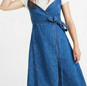 Madewell Denim wrap dress